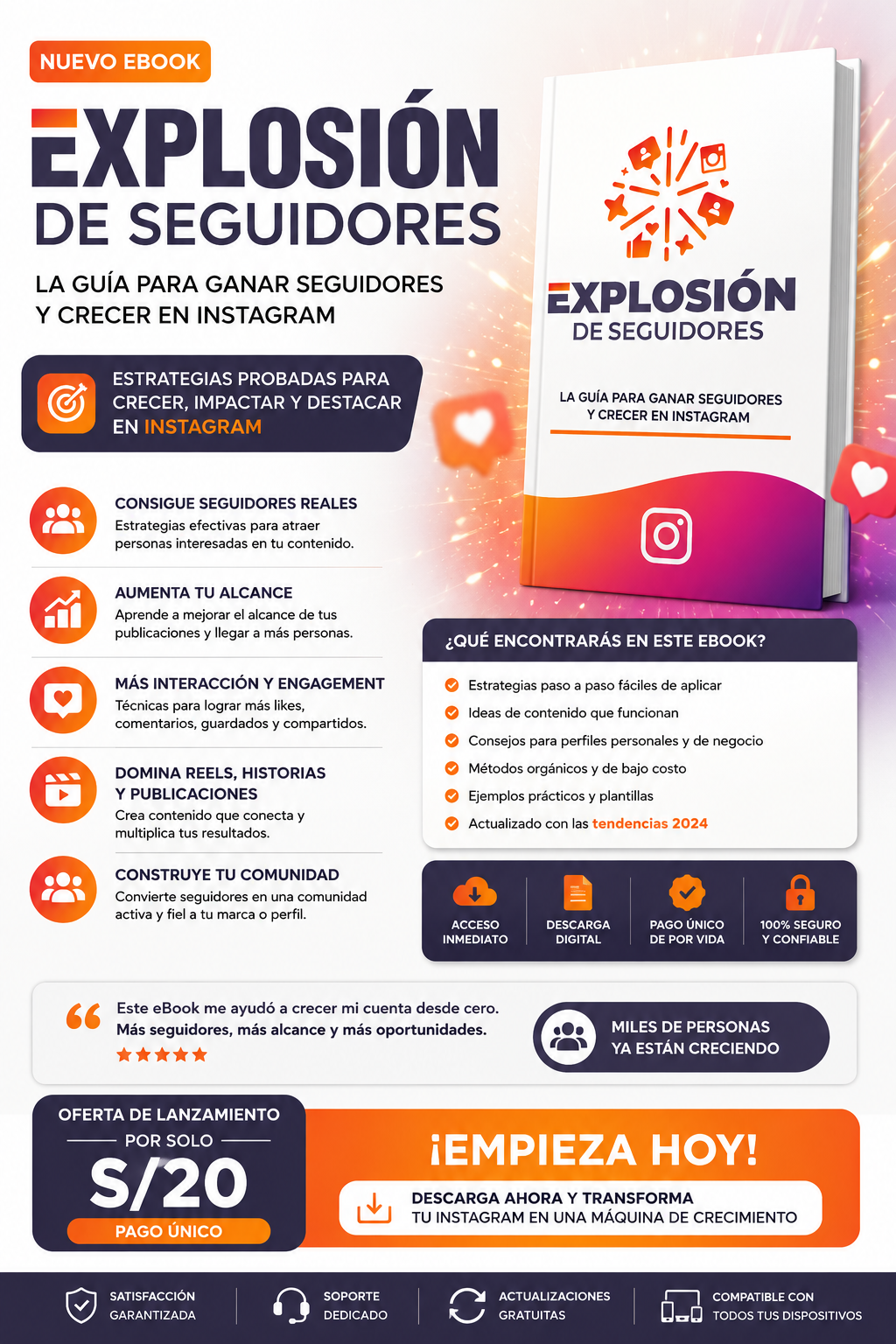 🚀 Explosión de Seguidores | La Guía para Crecer en Instagram